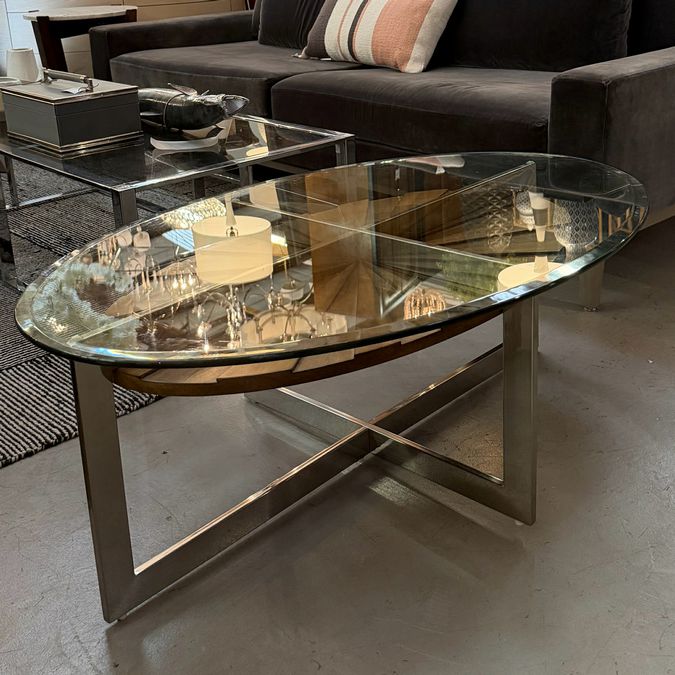 Magnussen Rialto Oval Coffee Table 48x30x17