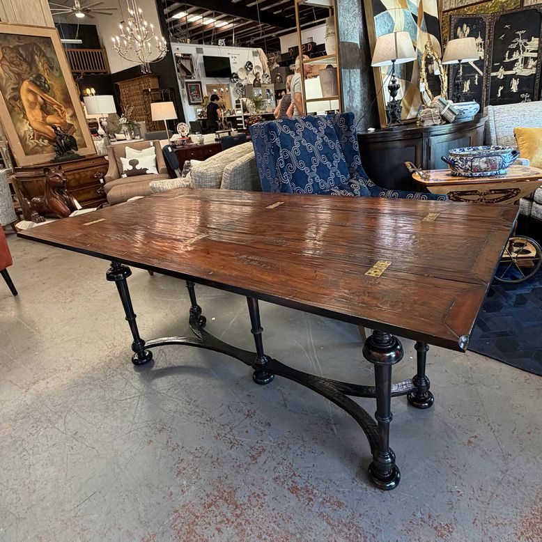 Henredon Acquisitions Townley William & Mary Harvest Table Console 72x18-36x31.5