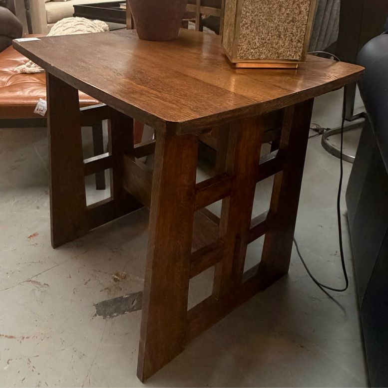 Antique Arts & Crafts Side Table 30x24x27