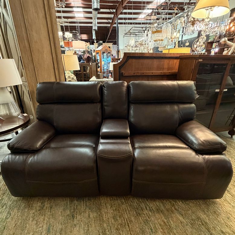 Havertys Denver Reclining Sofa W/Center Console 78x42x40 NEW
