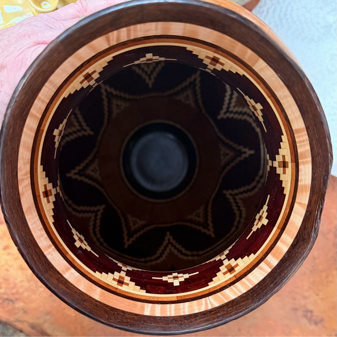 Complex Olla II Wood Art Bowl by Moore & Endres W/COA 12" Dia x 18.5"H