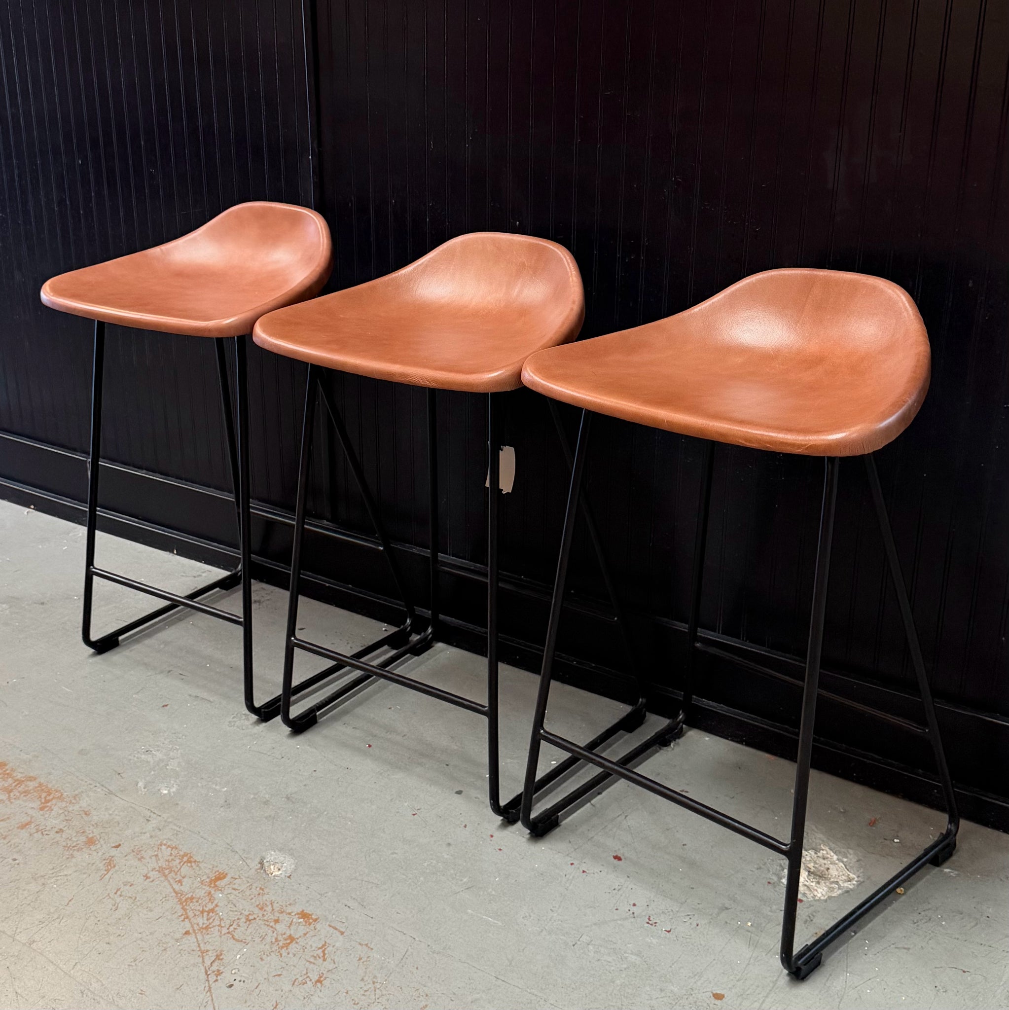 Set/3 Pottery Barn "Brenner" Counter Height Stools 15x15x27.5