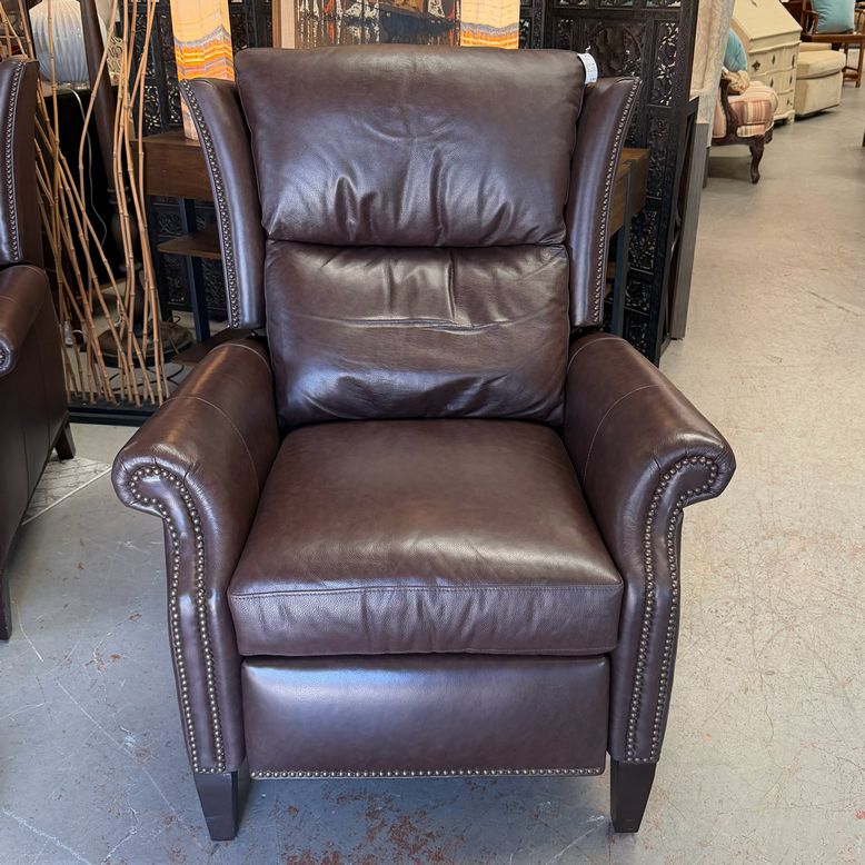 Hancock & Moore Leather Recliner 34x42x44