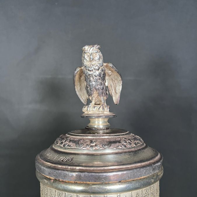 1905 Hunting Horn Trophy Horn w/Inscription 24"H NEW MARKDOWN