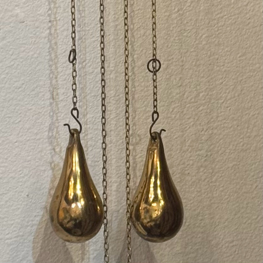 Dutch Daanse Nu Elck Syn Sin Wall Clock W/Ryder Pendulum 7.88"x19.3"