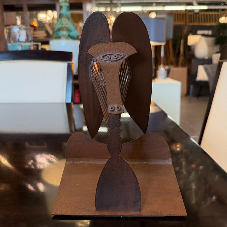 MCM Picasso Cubist Guitar Replica Sculpture 7x4.5x10"H