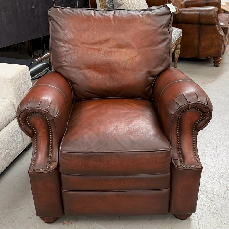 Bernhardt Van Gough Leather Recliner 36x44x38