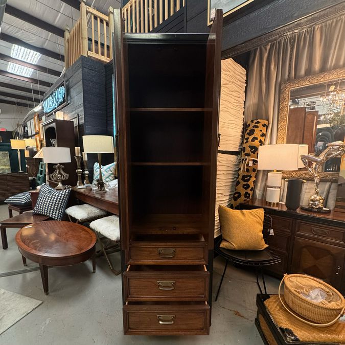 Vintage Thomasville Embassy Cabinet 26x17.25x78.5