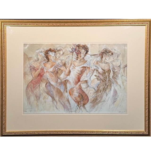 S/N "Invitation to the Ball" Lithograph by Gary Benfield 53x42