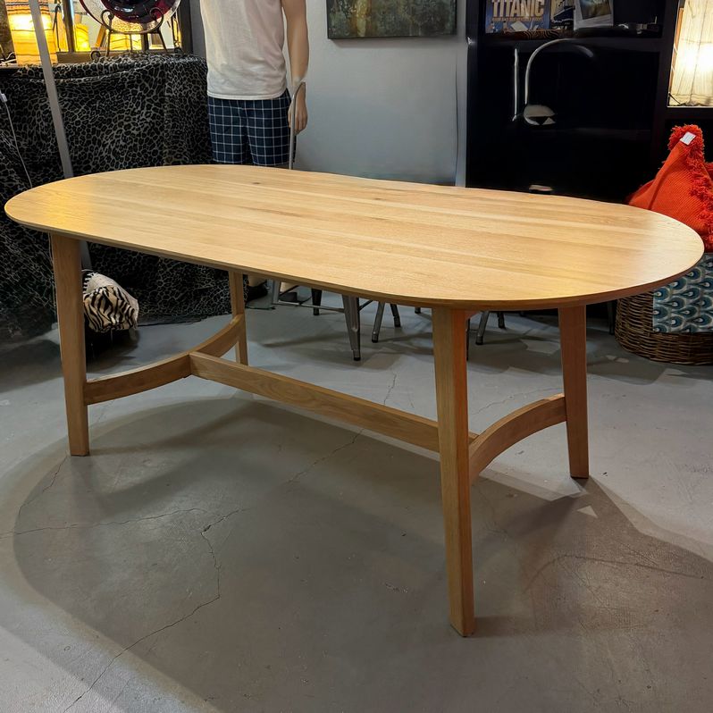 Joss & Main Signa Natural Oak Dining Table