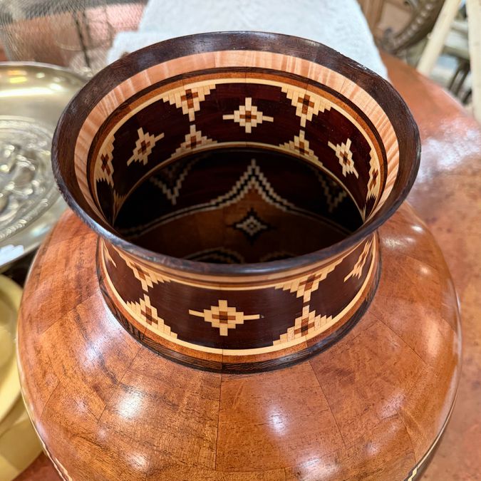 Complex Olla II Wood Art Bowl by Moore & Endres W/COA 12" Dia x 18.5"H