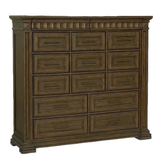 Havertys Breckenridge Master Chest Dark Brown 64x19x59 NEW
