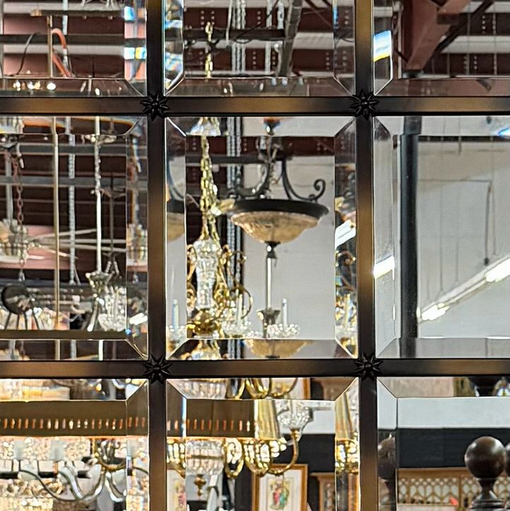 Williams-Sonoma Round Panel Mirror 44" Dia.