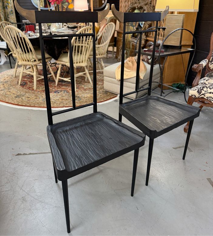 SET/2 GARDE Rooms Studio Taurus Chairs 21x17x45 NEW