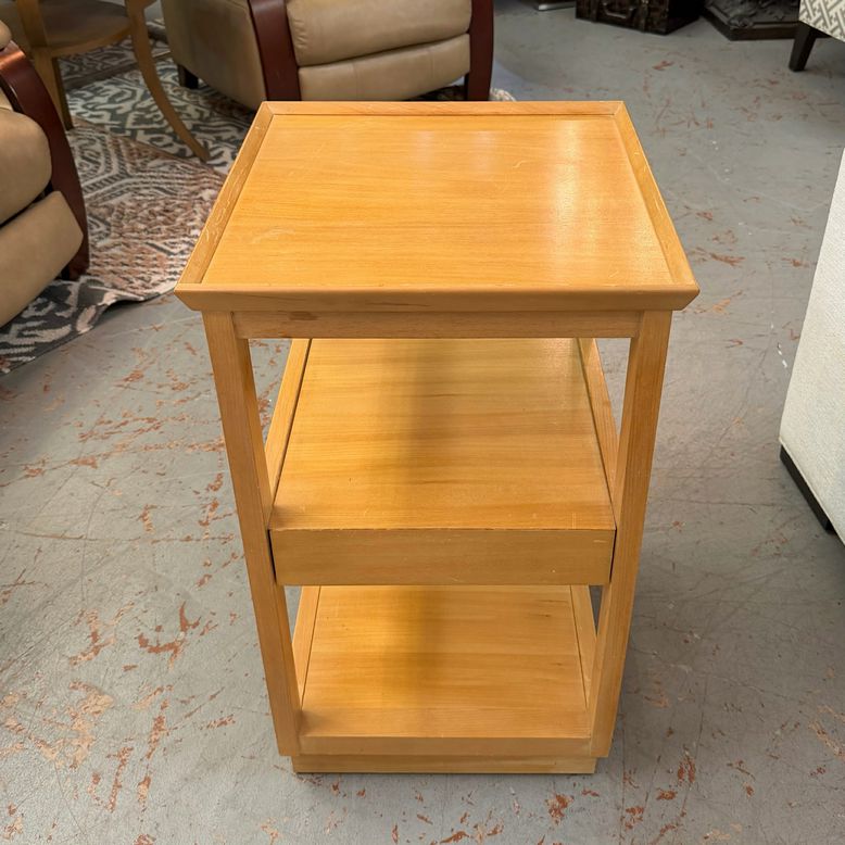 Edward Wormley for Drexel Precedent Side Table W/Drawer 16.5x16.5x28