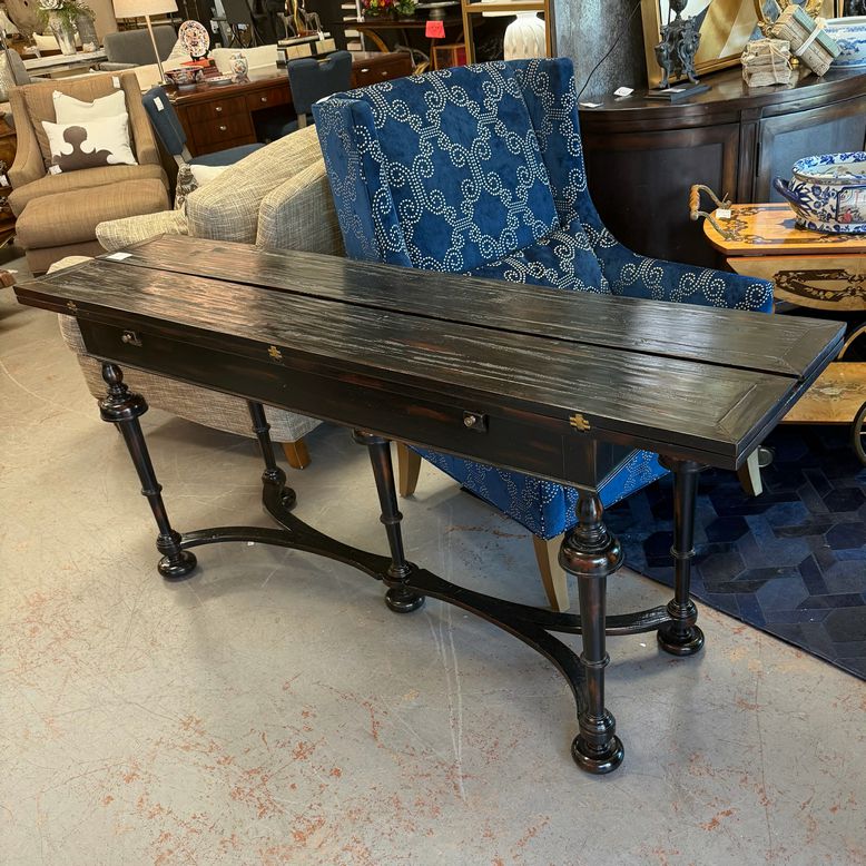 Henredon Acquisitions Townley William & Mary Harvest Table Console 72x18-36x31.5
