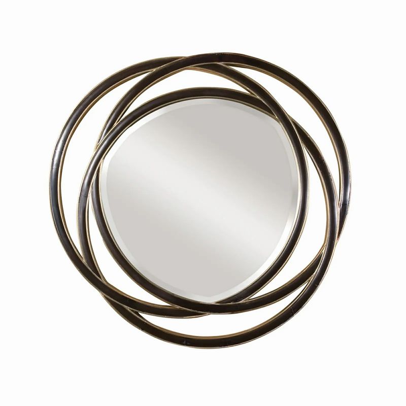 Uttermost Odalis 48" Round Contemporary Wall Mirror