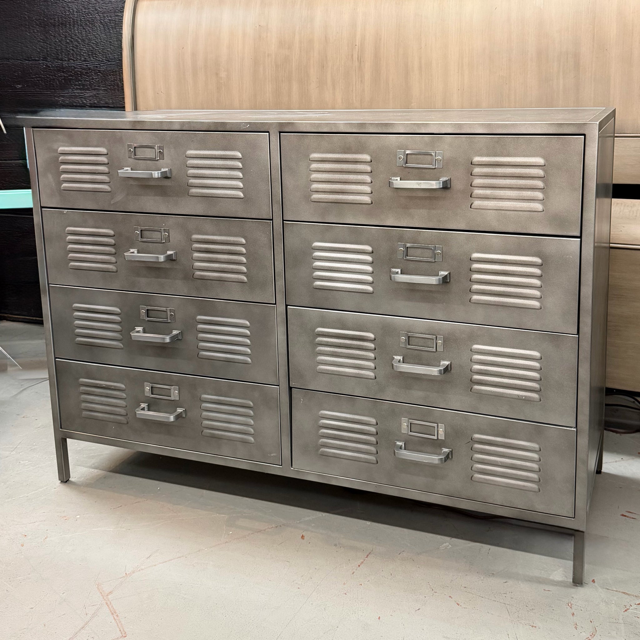 Pottery Barn 8-Drw Locker/Dresser 47x19x34