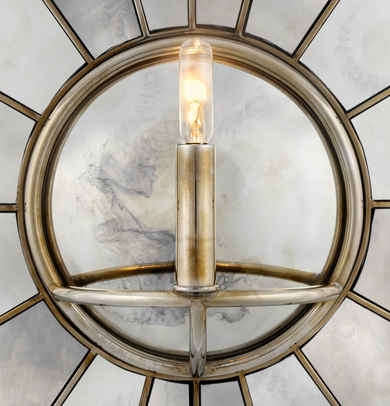 Baker Furniture Parker Lighted Wall Sconce 17.75x3.75x27.75