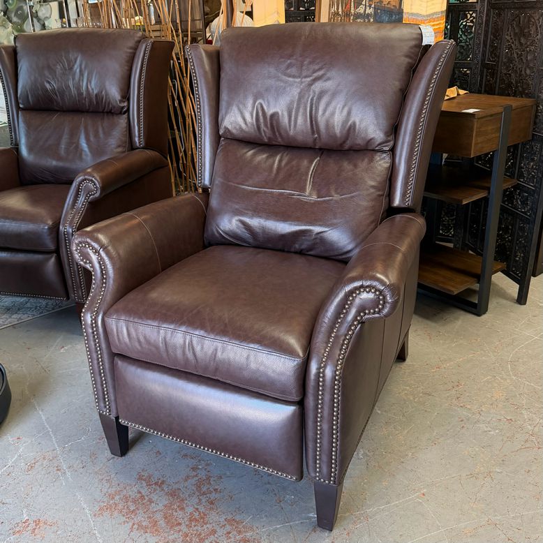 Hancock & Moore Leather Recliner 34x42x44