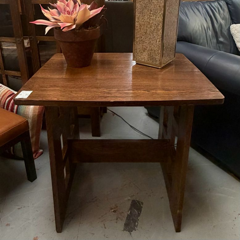 Antique Arts & Crafts Side Table 30x24x27