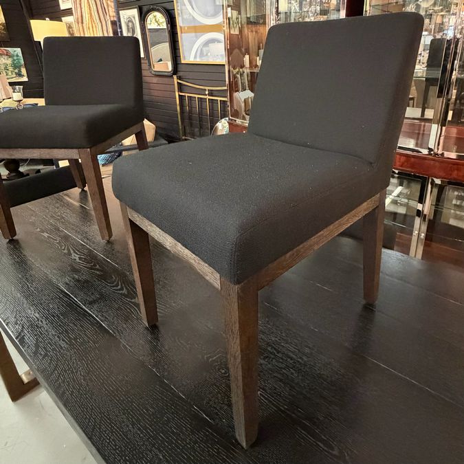 Restoration Hardware T-Brace Table W/2-Extensions 84x39.75x30, 8 Morgan Side Cha