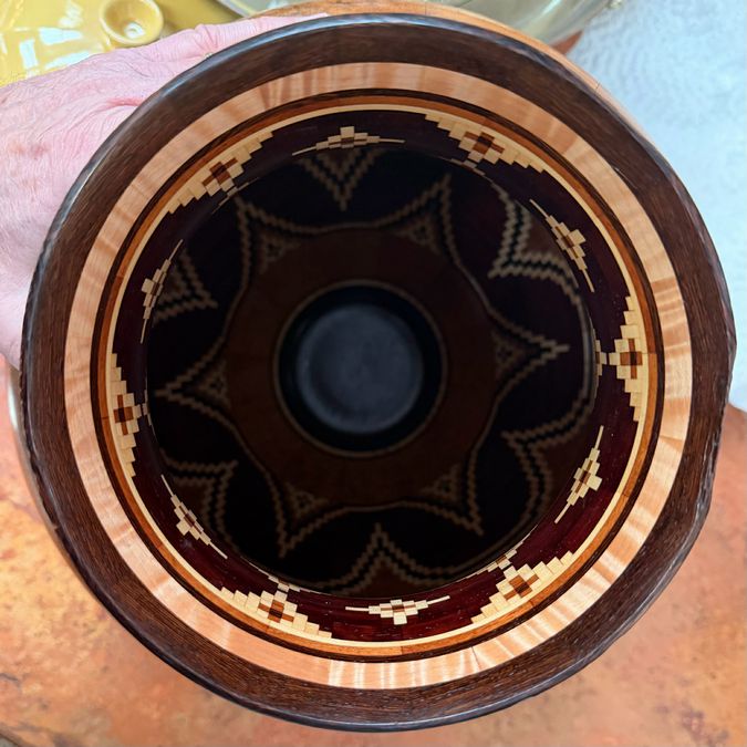 Complex Olla II Wood Art Bowl by Moore & Endres W/COA 12" Dia x 18.5"H