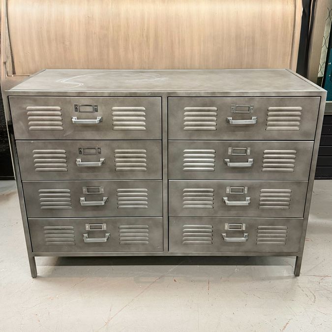 Pottery Barn 8-Drw Locker/Dresser 47x19x34