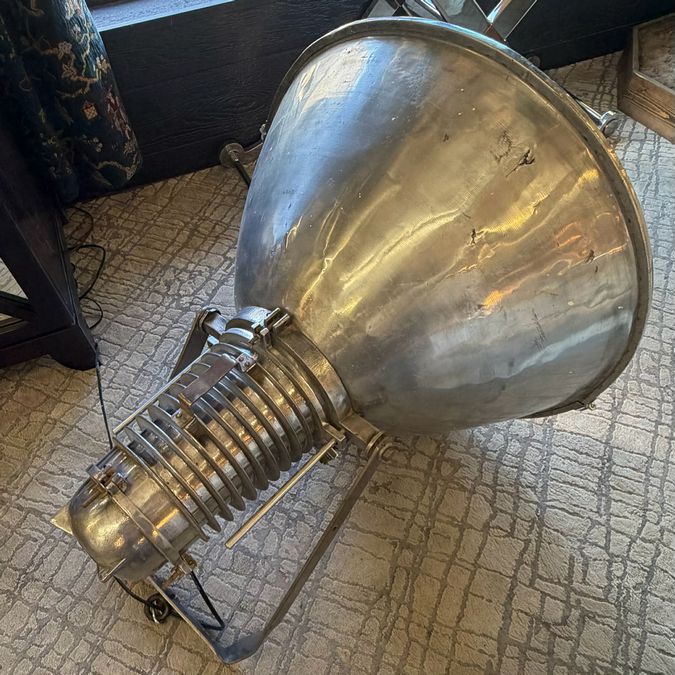 Rewired Vintage Industrial Factory Pendant Light 38"H x 31"Dia