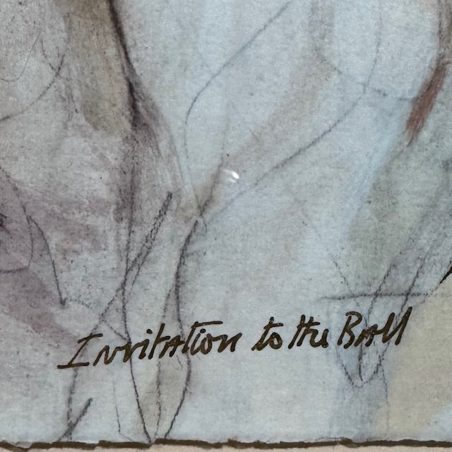 S/N "Invitation to the Ball" Lithograph by Gary Benfield 53x42