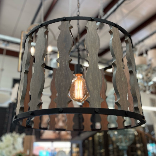 Currey & Co Hourglass Pendant 24.5"W x 19"H NEW!