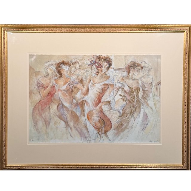 S/N "Invitation to the Ball" Lithograph by Gary Benfield 53x42
