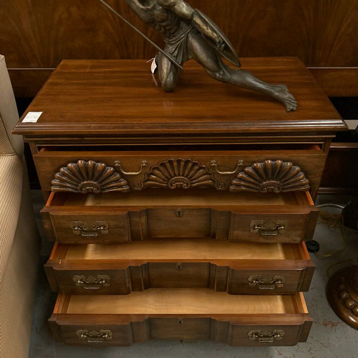 1960's Harden Mahogany Georgian Chest 36x20x34