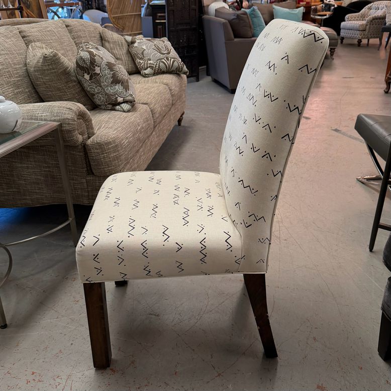 SET/6 Quatrine Side Chairs W/Luxo Onyx Fabric 20x25.5x40