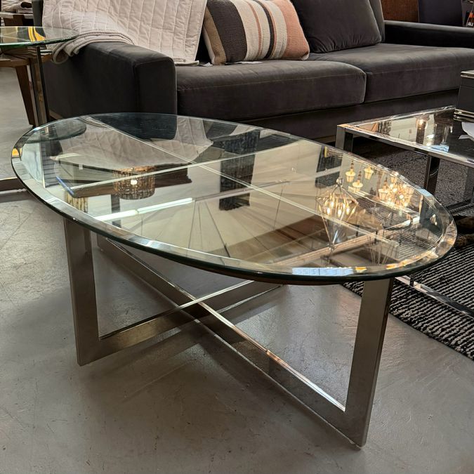 Magnussen Rialto Oval Coffee Table 48x30x17