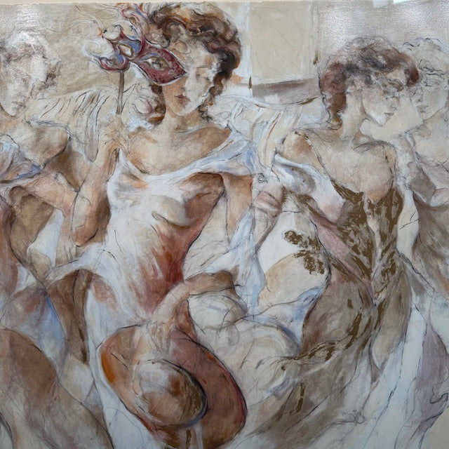 S/N "Invitation to the Ball" Lithograph by Gary Benfield 53x42