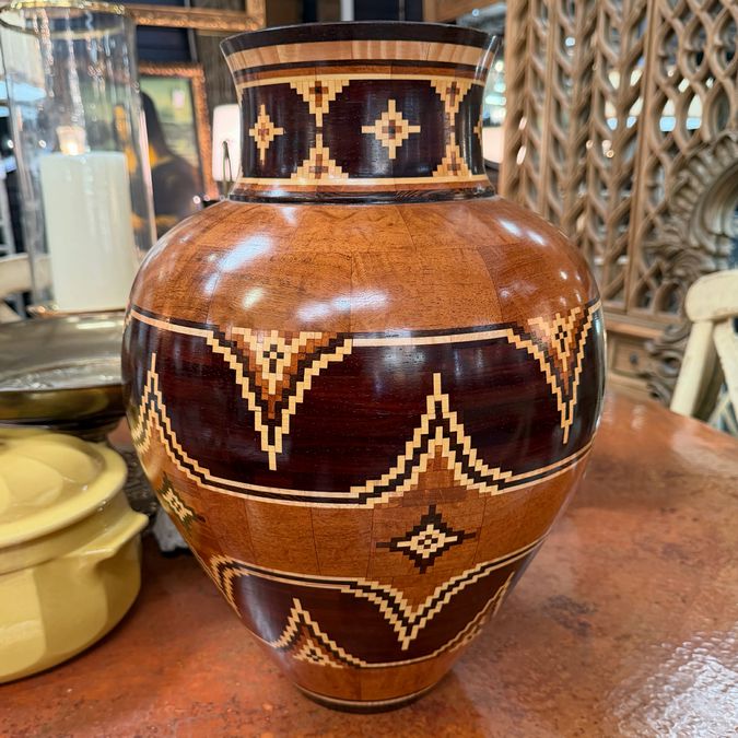 Complex Olla II Wood Art Bowl by Moore & Endres W/COA 12" Dia x 18.5"H