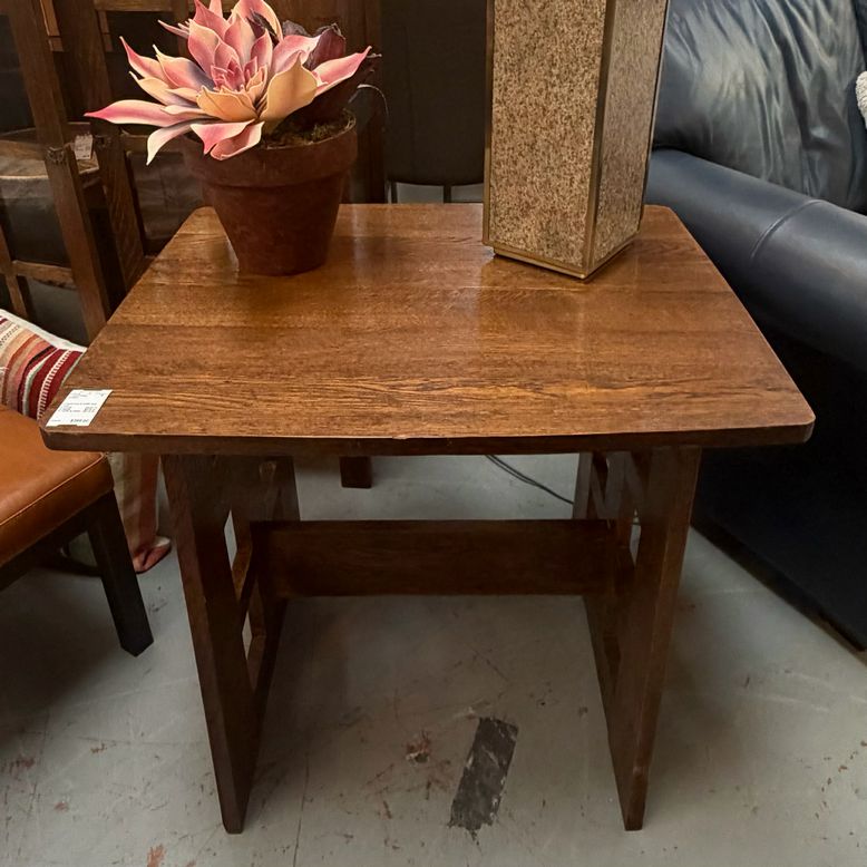 Antique Arts & Crafts Side Table 30x24x27