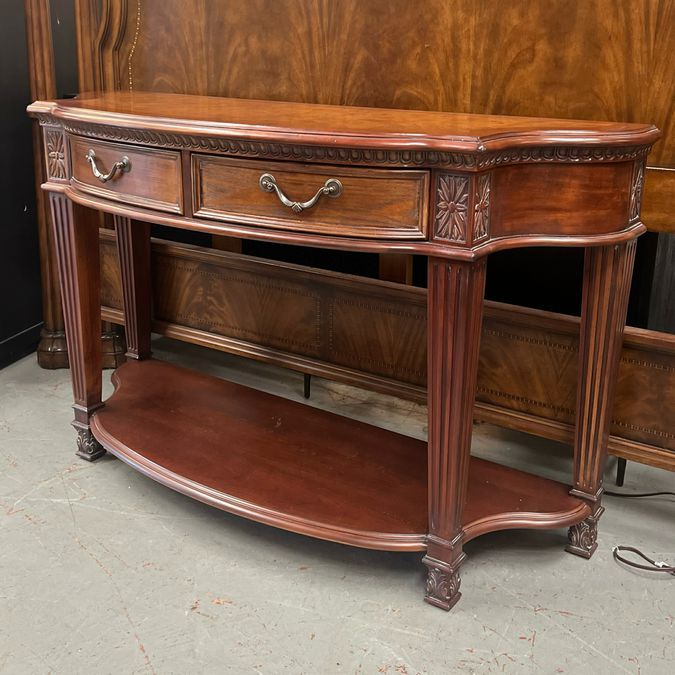 Lane 2-Drw Console Table W/Lower Shelf 56x20x35