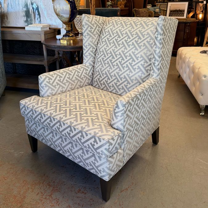 Ethan Allen "Parker" Modern Wingback 29x35.5x40 FINAL SALE