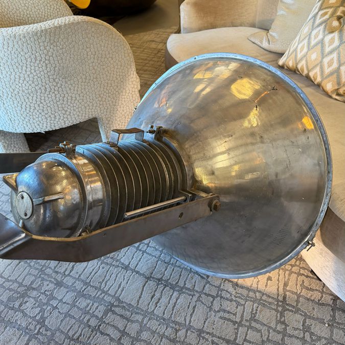 Rewired Vintage Industrial Factory Pendant Light 38"H x 31"Dia