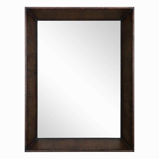 Uttermost Soloman Mirror W/Aged Copper Cladding 30x6x40