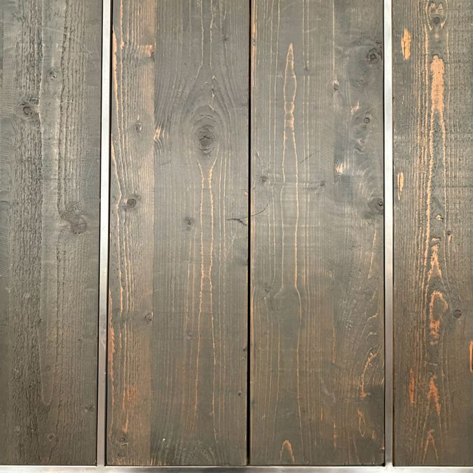 XL Natural Wood & Nickel Finish Coffee Table by Artesome 59x59x17.5