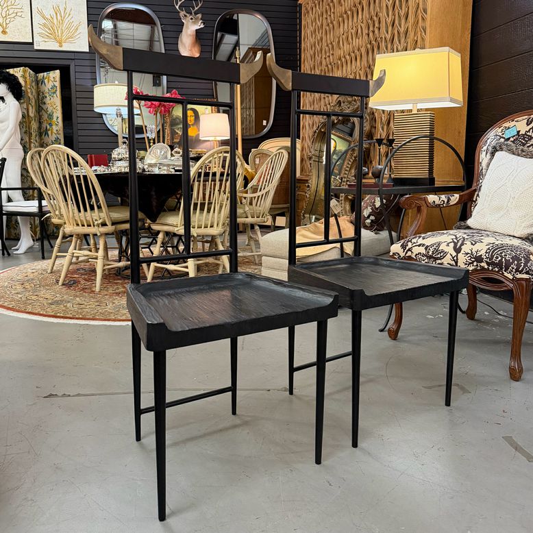 SET/2 GARDE Rooms Studio Taurus Chairs 21x17x45 NEW