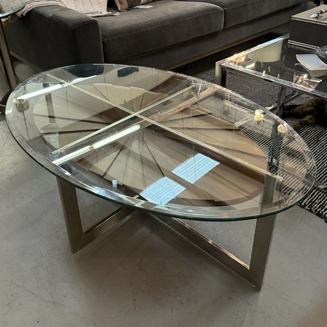 Magnussen Rialto Oval Coffee Table 48x30x17