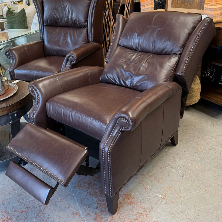 Hancock & Moore Leather Recliner 34x42x44