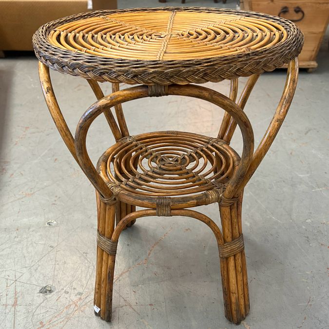 MC Italian Modern Rattan Bistro Table 24"DiaX28"H