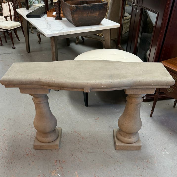 Perigold Elle Baluster Console Fiberstone Console Table 48x16x31