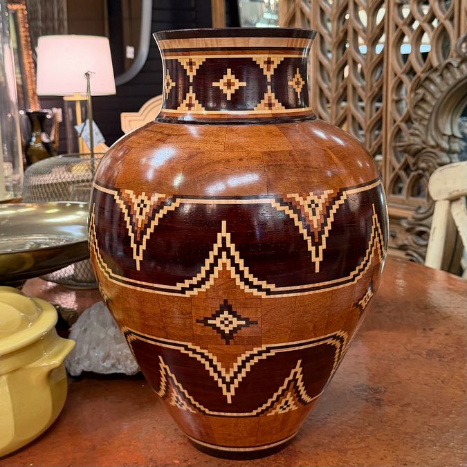 Complex Olla II Wood Art Bowl by Moore & Endres W/COA 12" Dia x 18.5"H