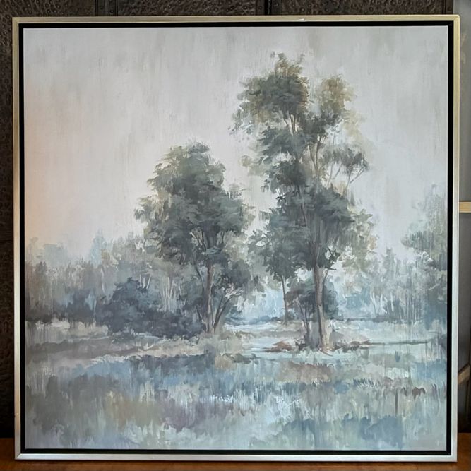 "Drifting Dreams" Framed Landscape W/Trees 42x42